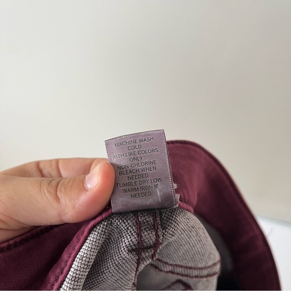 Dress Barn Maroon Straight Leg Pants 14 Petite - Picture 3 of 10